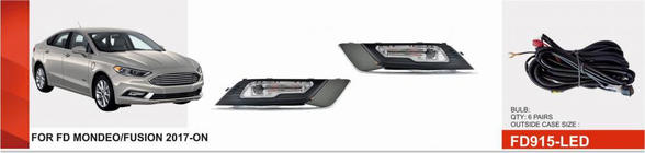 Ford Fusion 2012-2020 гг. Противотуманные фары LED (2017+) фото 1
