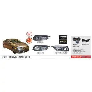 Противотуманные фары 2016-2019 (Галогенные) Honda Civic Sedan X 2016-2021 гг.