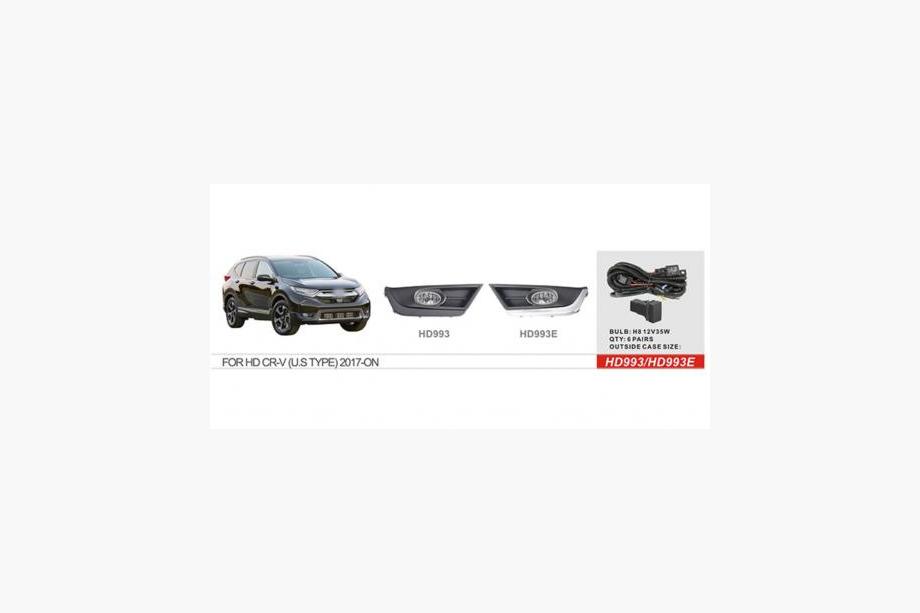 Honda CRV 2017-2022 гг. Противотуманные фары 2017-2019 US-тип (Галогенные) Image