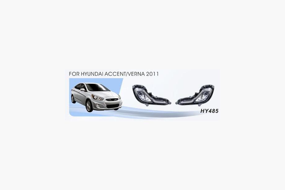 Hyundai Accent 2011-2017 гг. Противотуманные Фары (Галогенные) Image