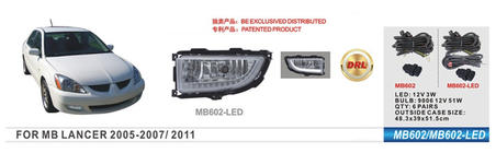 Mitsubishi Lancer 9 2004-2008 гг. Противотуманные фары LED (2 шт) фото 1