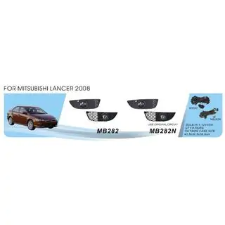 Противотуманные фары (2 шт, галоген) Mitsubishi Lancer X 2008- гг.