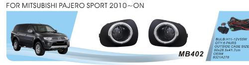 Mitsubishi L200 2006-2015 гг. Противотуманные фары 2011-2015 (2 шт, галоген) фото 1