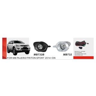 Противотуманные фары 2015-2019 (2 шт, Галоген) Mitsubishi Pajero Sport 2015- гг.
