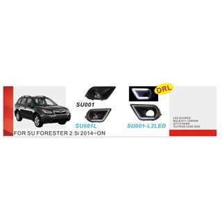 Противотуманные фары (2 шт, галогенные) Subaru Forester 2013-2018 гг.