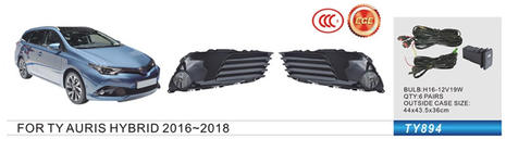 Toyota Auris 2012-2018 гг. Противотуманные фары Hibryd 2015-2018 (2 шт, Галогенные) фото 1