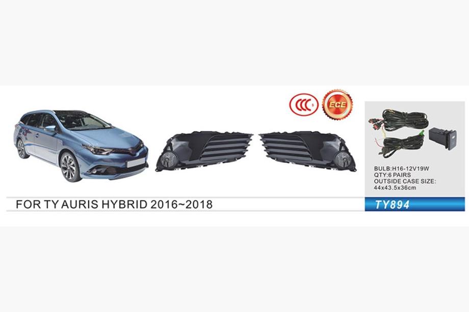 Toyota Auris 2012-2018 гг. Противотуманные фары Hibryd 2015-2018 (2 шт, Галогенные) Image