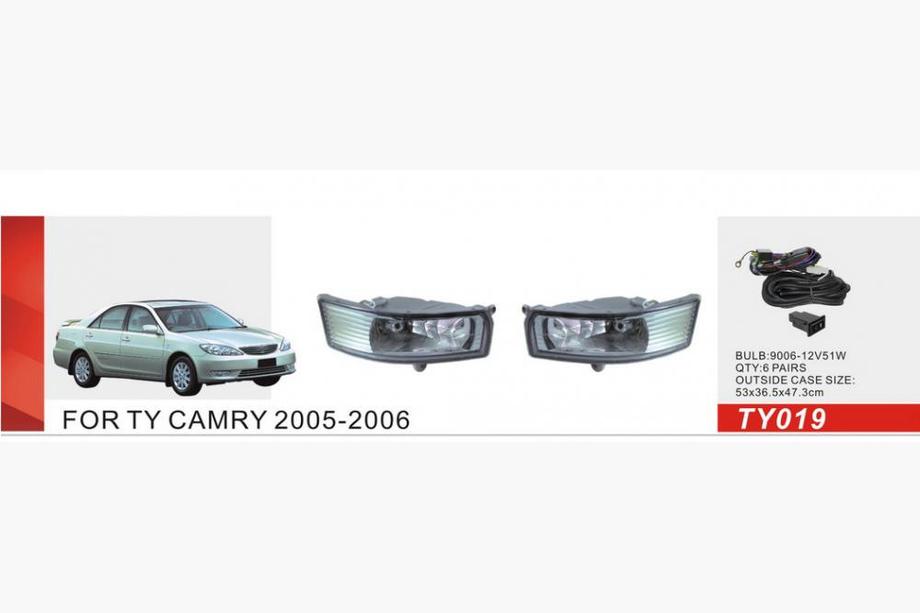 Toyota Camry 2001-2006 гг. Противотуманные фары (2 шт, галогенные) Image