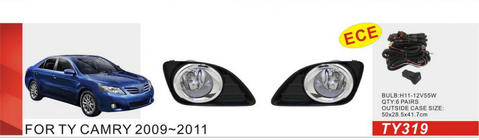 Toyota Camry 2006-2011 гг. Противотуманные фары 2009-2011 (2 шт, галогенные) фото 1