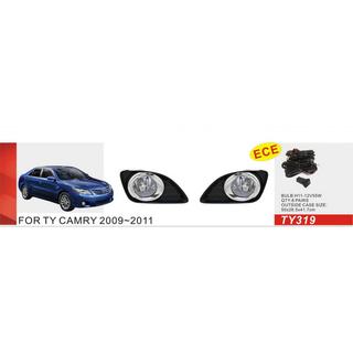 Противотуманные фары 2009-2011 (2 шт, галогенные) Toyota Camry 2006-2011 гг.