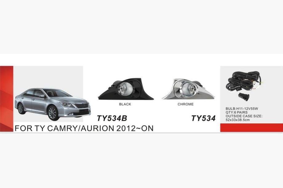 Toyota Camry 2011–2017 гг. Противотуманные фары EU-Type 2011-2014 (2 шт, Галогенные) Image