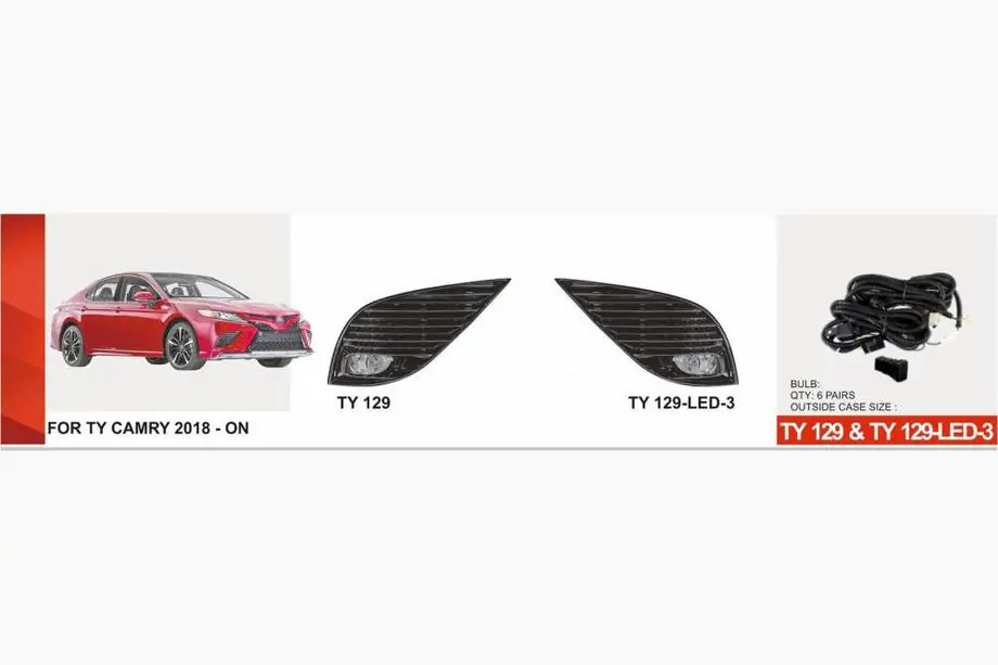 Toyota Camry 2017–2023 гг. Противотуманные фары LED US-type (2 шт) Image