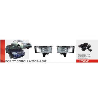 Противотуманные фары 2004-2007 (2 шт, Галогенные) Toyota Corolla 2002-2007 гг.