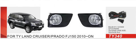 Toyota Land Cruiser Prado 150 2009-2023 гг. Противотуманные фары 2010-2013 (2 шт, галогенные) фото 1