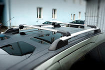 Citroen Berlingo 2008-2018 гг. Поперечины на рейлинги с замком Skybar V1 (2 шт) фото 1