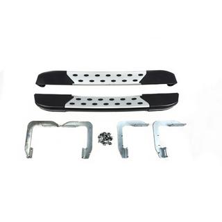 Боковые пороги DOT-Line за колесом (2 шт., Алюминий) Volkswagen Crafter 2006-2016 гг. фото 1