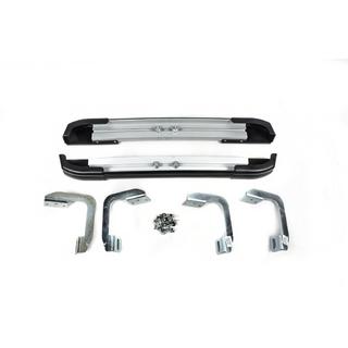 Боковые пороги DOT-Line за колесом (2 шт., Алюминий) Volkswagen Crafter 2006-2016 гг. фото 3