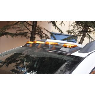 Козырек лобового стекла V2 (LED) Renault Duster 2018-2024 гг. фото 3