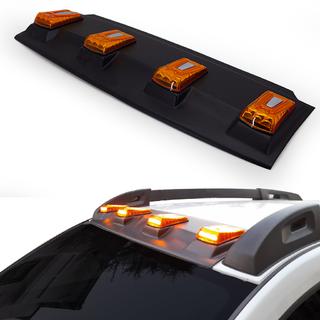 Козырек лобового стекла V2 (LED) Renault Duster 2018-2024 гг. фото 1