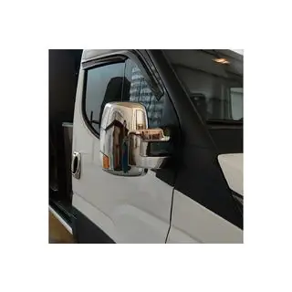 Хромированные Накладки на Зеркала (2 шт пластик) Iveco Daily 2014- гг. фото 3