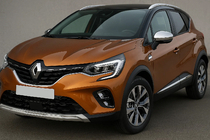 Renault Captur 2019- гг. Накладки на Зеркала (2 шт, Нержавейка) фото 1