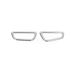 Накладка на внутренние воздуховоды (2 шт, нержавейка) Renault Megane IV 2016-2025 гг. фото 4