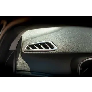 Накладка на внутренние воздуховоды (2 шт, нержавейка) Renault Megane IV 2016-2025 гг. фото 1