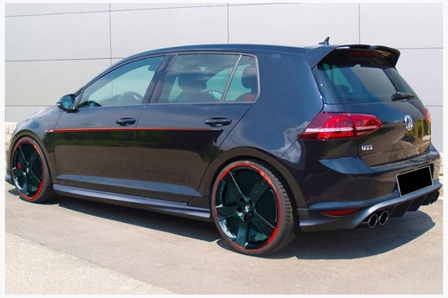 Volkswagen Golf 7/E-Golf 2012-2020 гг. Спойлер DPT (для GTI / R HB, ABS-пластик) Image