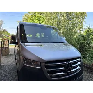 Накладки на воздухозаборник OmsaLine (2 шт., нержавейка) Mercedes Sprinter W907/W910 2018- гг. фото 3