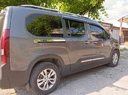 Peugeot Partner/Rifter 2019- гг. Молдинги раздвижной двери нержавеющая сталь (2 шт.) фото 1