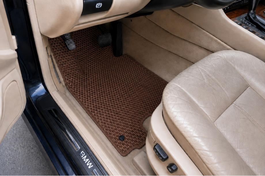 BMW 7 серия E38 1994-2001 гг. Коврики EVA коричневые Image