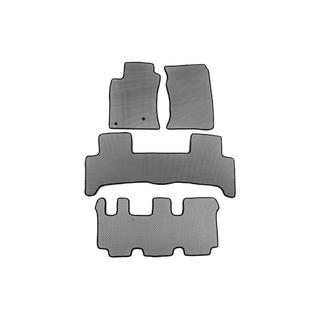 Коврики EVA (3 ряда, серые) Toyota Land Cruiser Prado 120 2002-2009 гг. фото 1