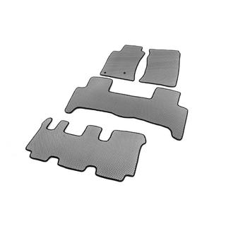 Коврики EVA (3 ряда, серые) Toyota Land Cruiser Prado 120 2002-2009 гг. фото 2