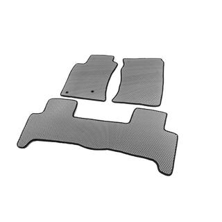 Коврики EVA (3 ряда, серые) Toyota Land Cruiser Prado 120 2002-2009 гг. фото 4