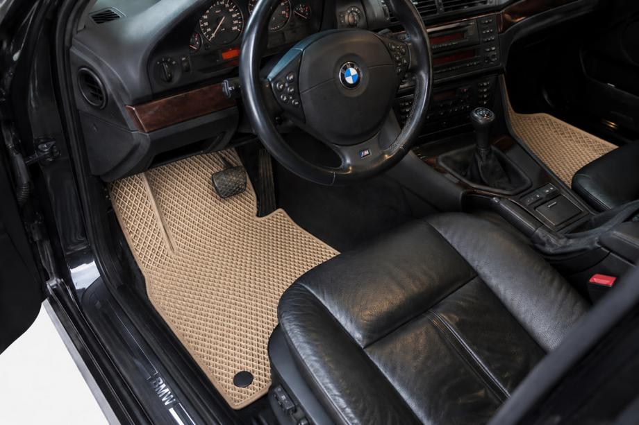 BMW 5 серия E39 1996-2003 гг. Коврики EVA (Бежевые) Image