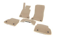 BMW 7 серия F01/F02 2008-2015 гг. Коврики EVA (для F02, Бежевые) фото 2