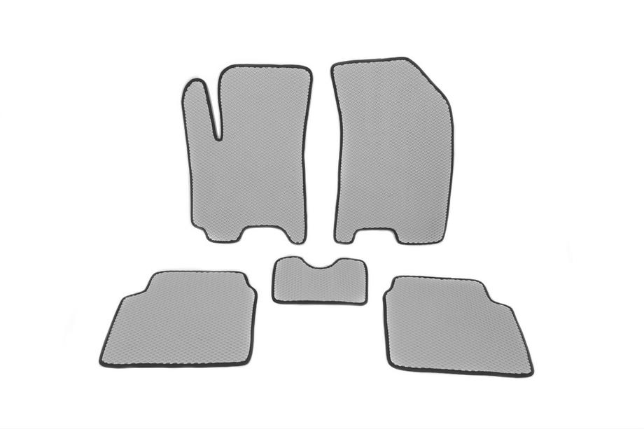 Chevrolet Aveo T250 2005-2011 гг. Коврики EVA (Серые) Image