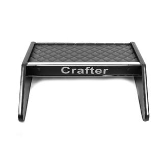 Полка на панель (Серая с серой строчкой) Volkswagen Crafter 2006-2016 гг. фото 3