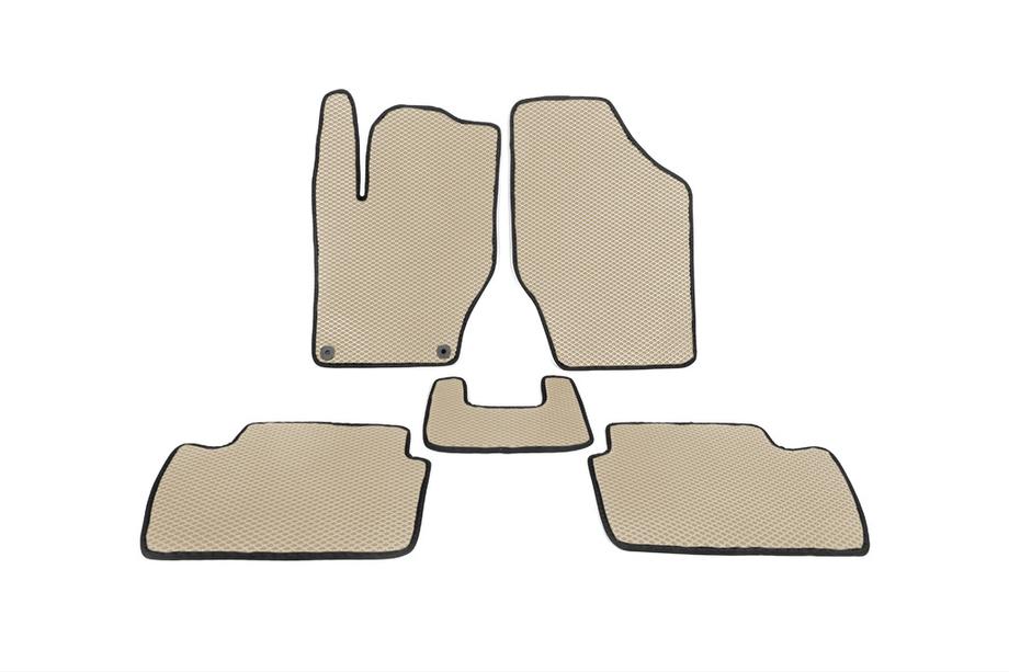Citroen C-4 2010-2018 гг. Коврики EVA (Бежевые) Image