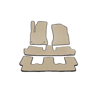 Коврики EVA (3 ряда, бежевые) Citroen C-4 Picasso 2006-2013 гг. фото 1