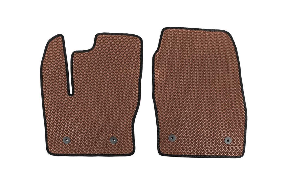 Ford Connect 2014-2021 гг. Коврики EVA (Механическая КПП, коричневые) Image