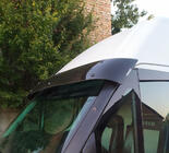 Iveco Daily 2014- гг. Козырек на лобовое стекло V2 (черный глянец, 5мм) фото 5