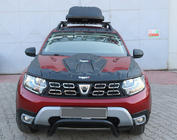 Dacia Duster 2018-2024 гг. Комплект накладок на капот DRAGON (3 шт) фото 2