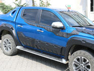 Fiat Fullback 2016- гг. Дверные молдинги EuroCap (6 шт, ABS) фото 4