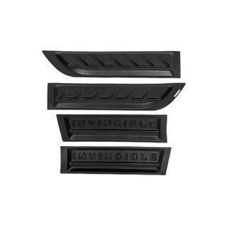 Молдинги на двери EuroCap (4 шт, ABS) Toyota Hilux 2015- гг. фото 2