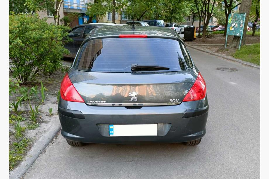 Peugeot 308 2007-2013 гг. Накладка на багажник нержавейка Image