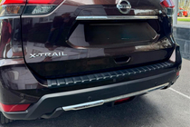 Nissan X-trail T32/Rogue 2014-2021 гг. Накладка на задний бампер EuroCap (2017-2021, ABS) фото 5