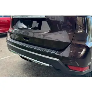 Накладка на задний бампер EuroCap (2017-2021, ABS) Nissan X-trail T32/Rogue 2014-2021 гг. фото 4