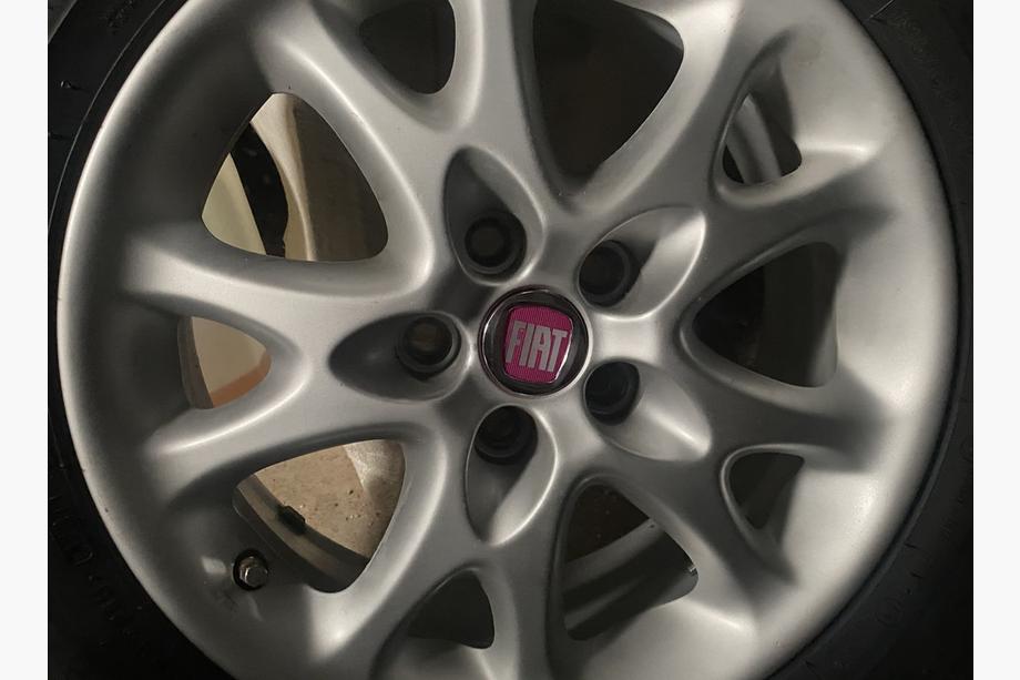 Fiat Колпачки на диски V2 49/42.5 мм красные (4 шт, 0735448759) Image