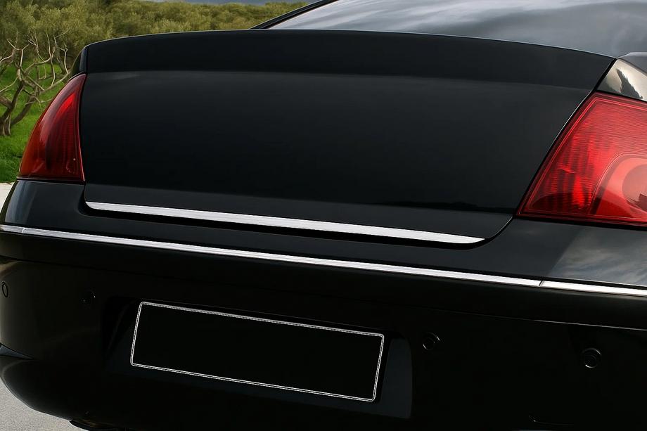 Peugeot 407 2004-2011 гг. Накладка на багажник нержавейка Image